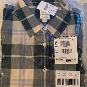 J. Crew Plaid Perfect Shirt